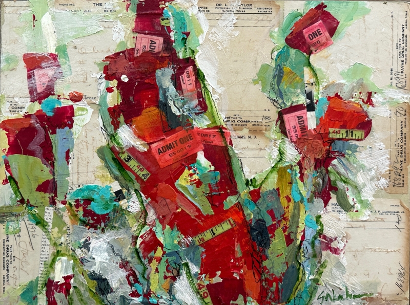 Blazing Cactus by artist Sue Sakahara